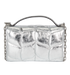 Metallic Tiny Softie, &pound;275, Handbags, Silver, Leather, Back view